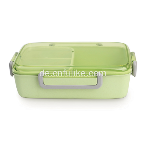 Hochwertiger Bambusfaser Lunch Box Organizer